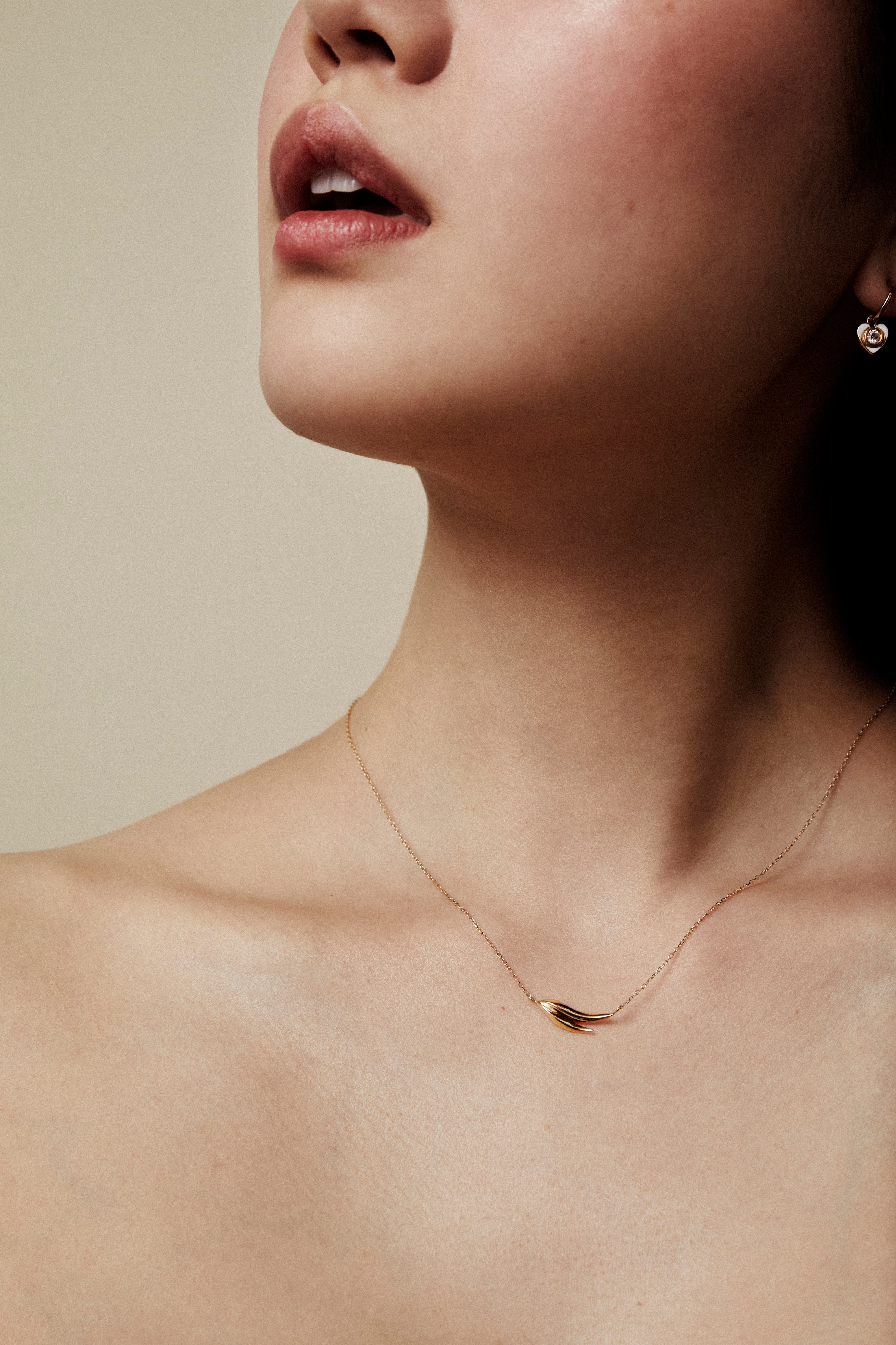Flame Silhouette Necklace