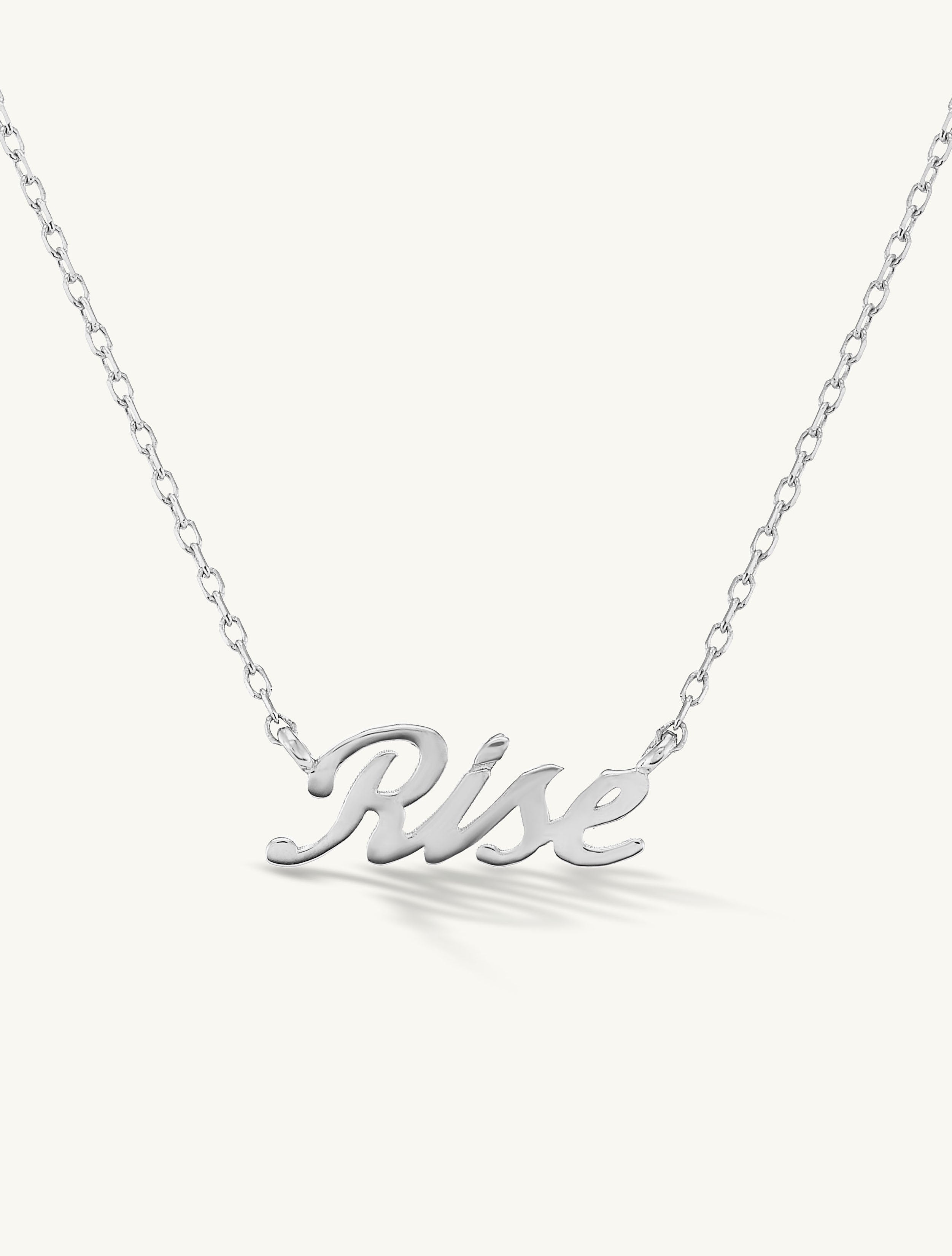 Rise Silver Necklace